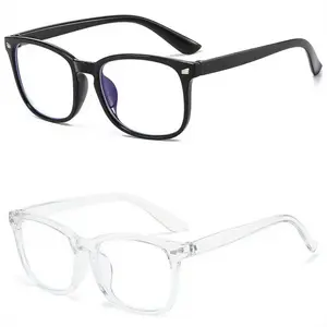 Lightweight Blue Light Blocking Glasses For Men Women Comfortable Square Frame Anti Eyestrain Eyewear Ideal For Computer Work Gaming Study And All Day Daily Use