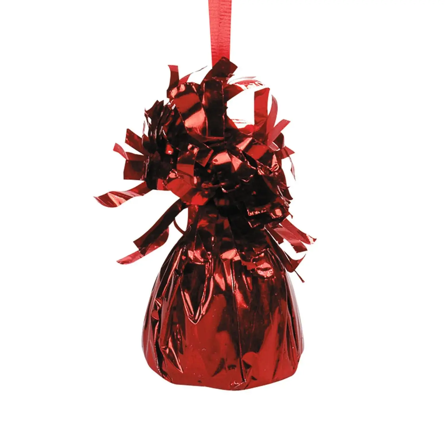 Bulk  12 Pc. Red Metallic Balloon Weights