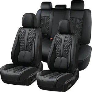 Seat Covers Custom Fit For Dodge RAM 1500 2009-2024 2025 2026 Crew Quad Regular Cab Pickup Truck Cushions,Full Set Nappa Leather Seat Covers Cushion, Waterproof Car Seat Cover