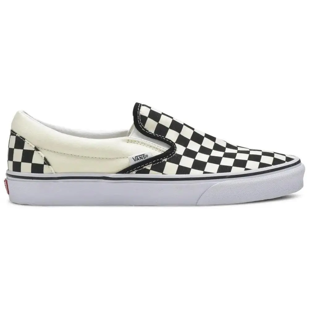 [VN000EYEBWW] MENS VANS UA CLASSIC SLIP-ON CHECKERBOARD - BLACK/OFF WHITE