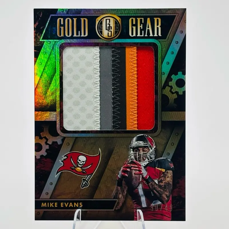 2023 Panini Gold Standard Gear #GG5 Mike Evans /49 PATCH 5 COLORS