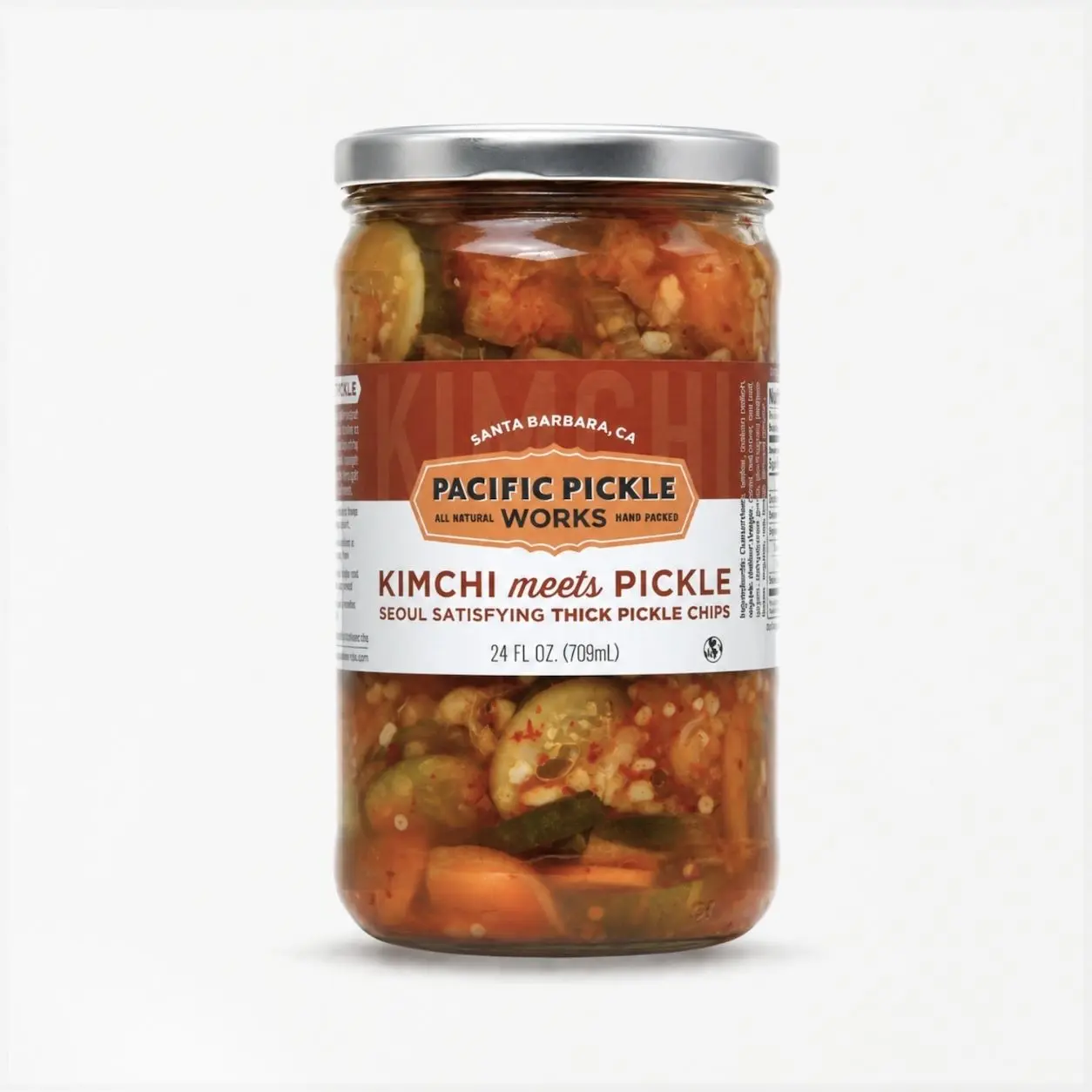 Kimchi meets Pickle 24oz Jar - Seoul Satisfying Thick Pickle Chips
