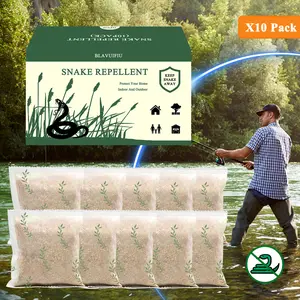 Snake Repellent 10-piece Set Snake Repellent - Powerful Plant-Based Peppermint Oil Snake Repellent Suitable for Home/ Yard/Camping/Closet/Poultry Coop/Etc. Lasts 30-60 Days of Protection