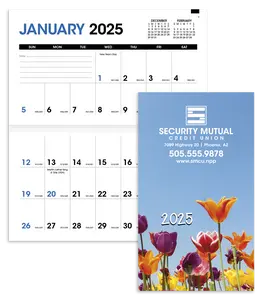 Personalized Colorful Impressions Monthly Pocket Planner