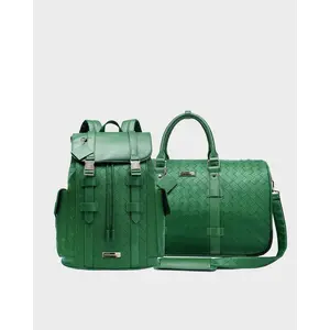 Bodega Explorer Rolling Duffle Set in Green