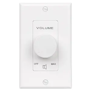 Pure Resonance Audio VC100W 100W Decora 70V Commercial Volume Control - White