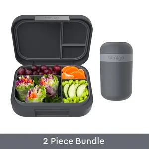 Bentgo Modern Lunch Box & Snack Cup Bundle - Portable Meal Prep Container for Easy Use Bentgo Modern Lunch Box & Snack Cup Bundle - Portable Meal Prep Container for Easy Use