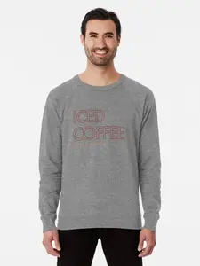 Iced Coffee Era Foreva | Iced Coffee Lover | Cold Coffee | Coffee Lover  Lightweight Sweatshirt