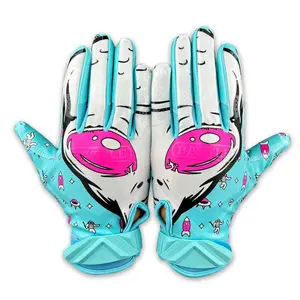 Alien Cloaked Receiver Football Gloves