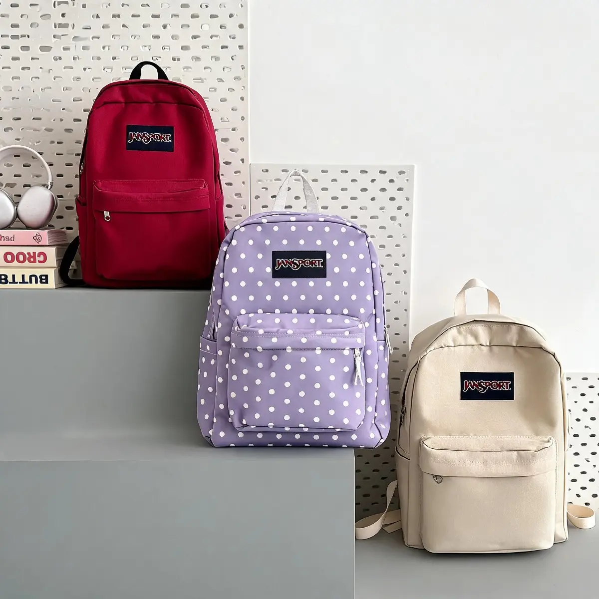 JanSport SuperBreak Plus Backpack with Padded 15-inch Laptop Sleeve and Integrated Bottle Pocket - Spacious and Durable Daypack for Work and Travel - Burgundy