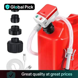portable car fuel pump, usb powered/aa batteries required fuel extractor, portable fuel pump for automobiles, motorcycles, lawn mowers, chainsaws, agricultural equipment, parts, pipe, hose, heavy duty