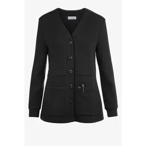 koi Essentials 462 Clarissa Cardigan Scrub Jacket | V-Neck, 5-Button, Long Sleeve | XS-2XL