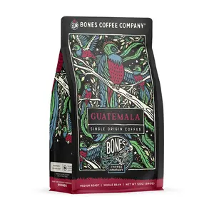 Bones Coffee Company | Guatemala Single Origin Coffee 12oz Medium Roast Arabica Chimaltenango Bones Coffee Company | Guatemala Single Origin Coffee 12oz Medium Roast Arabica Chimaltenango