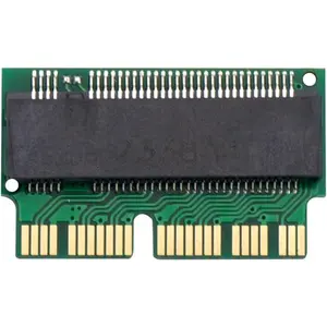 for MacBook AIR Pro 2013 2014 2015 2016 2017 A1465 A1466 A1398 A1502 to NVME M-Key M.2 PCIE 4.0 3.0 SSD Hard Drive 2230 2242 2260 2280  Finger Adapter Expansion Card Green