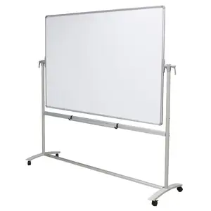 VIZ Double-Sided Non-Magnetic Office Whiteboard, 60x36