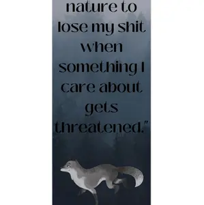 Fire of the Fox bookmark quote
