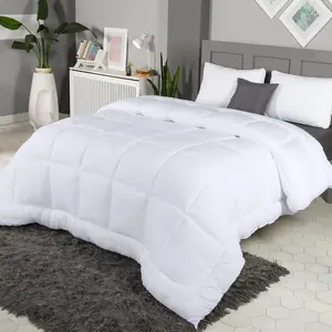 Utopia Bedding All Season down Alternative Quilted Queen Comforter, Duvet Insert with Corner Tabs, Machine Washable, Bed Comforter (White) Utopia Bedding