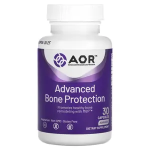 Advanced Orthomolecular Research AOR Advanced Bone Protection, 40 mg , 30 Capsules
