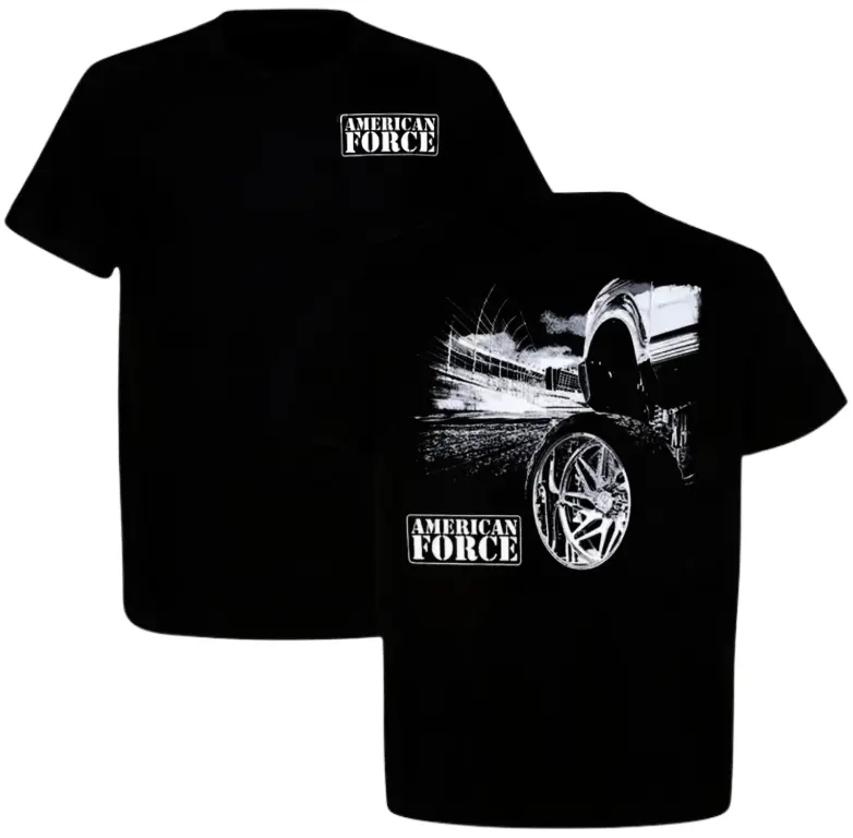 American Force Truck Enthusiast T-Shirt, American Truck Tshirt, Gift For Him, Full Size, Full Color, Graphic Tshirt