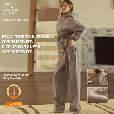 GLOWMODE Heavyweight Fleece Oversized Hoodie Fall TikTokShopBlackFriday