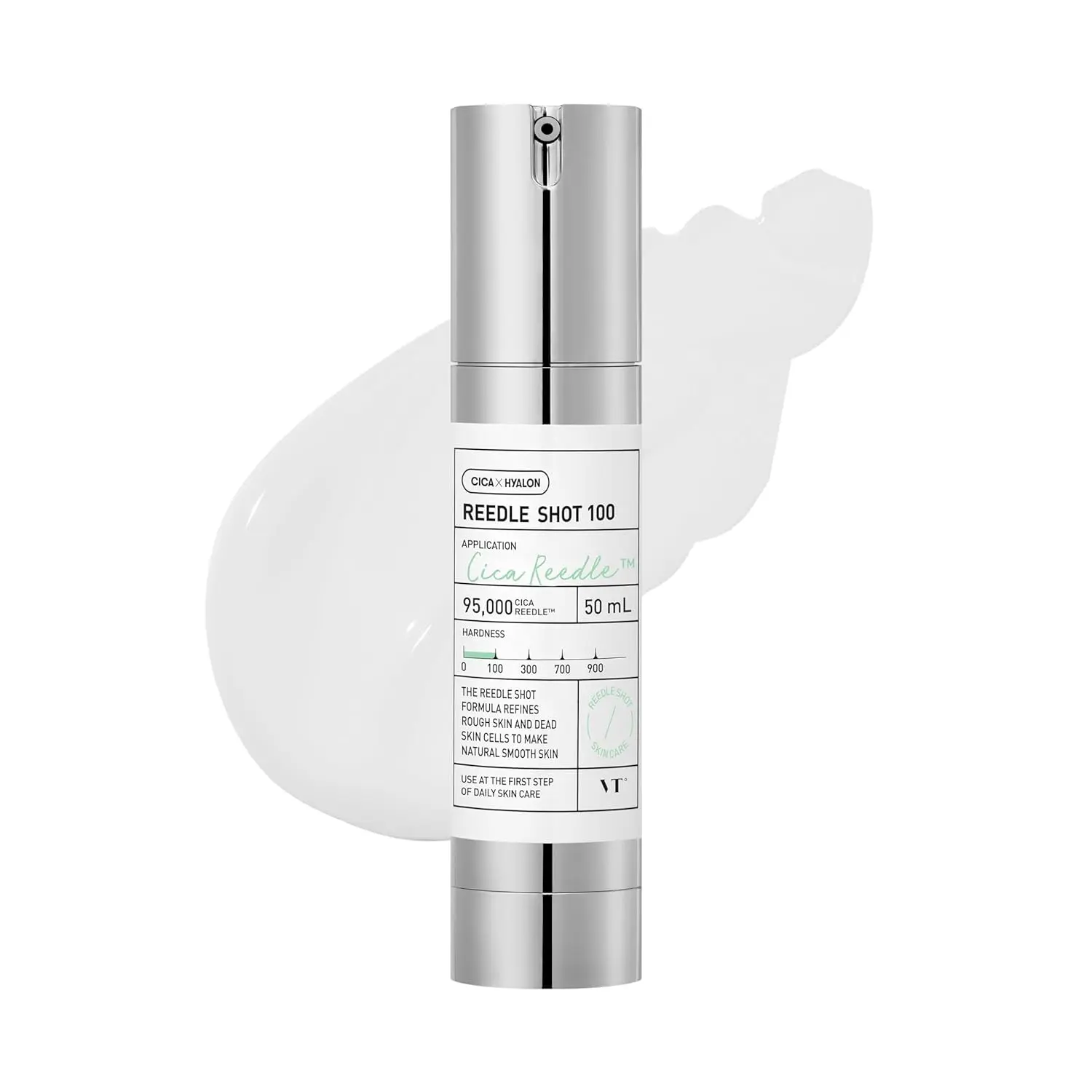 VT COSMETICS CICA Reedle Shot 100, Daily Night Exosome Microneedling Serum, 1.69Fl Oz (50ml) | Centella Asiatica