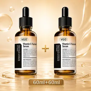 BOGO Buy 1 Get 1 Free VGO Vitamin C Face Serum, Hydrating Facial Serum with Hyaluronic Acid & Vitamin E, Radiance Care for Dull Skin, Even-Looking Tone & Moisturizing Skin Care