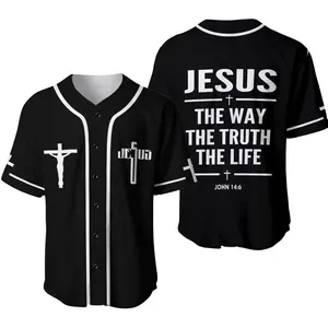 Jesus The Way The Truth The Life Baseball Jersey