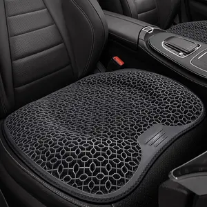 1pc Gel Seat Cushion - Honeycomb Design for Car/Office | Breathable & Machine Washable Pad, Ergonomic Support & Lightweight