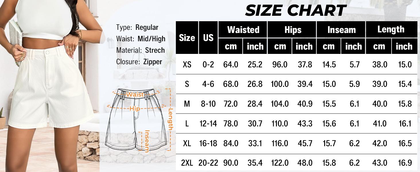 Emmiol Jean Shorts for Women High Waisted A Line Bermuda Denim Shorts Stretchy 2026 Summer Casual Bottoms Summer Vibes Emmiol Jean Shorts for Women High Waisted A Line Bermuda Denim Shorts Stretchy 2026 Summer Casual Bottoms Summer Vibes