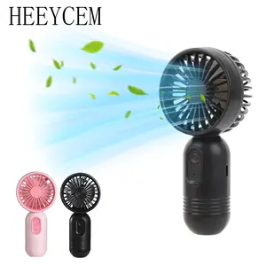 Mini Portable Handheld Fan, USB Rechargeable, Adjustable 3 Speeds - Pocket Fan for Fashionable Women, Kids and Men - Great for Indoor Outdoor Office, Outdoor, Travel and Camping, Rechargeable Personal Fan