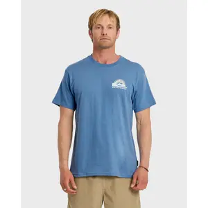 Quiksilver | Wave Primitive Classic Short Sleeve T-Shirt | Men's Graphic Print Soft Hand Feel | Surf & Swim & Everyday Wear