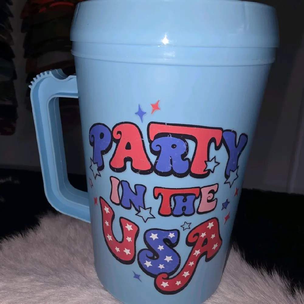 Party in the USA Trucker Mug 34oz