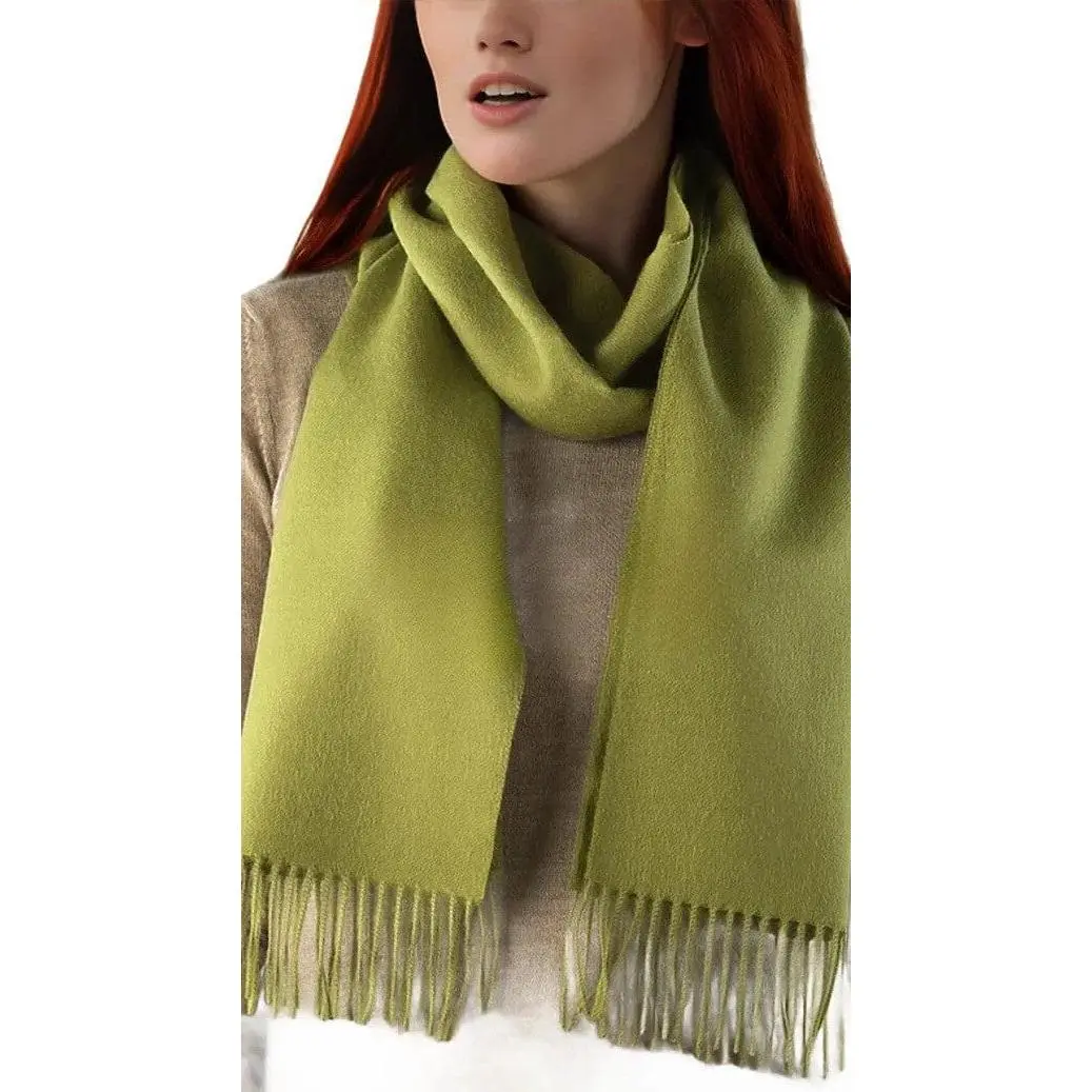Solid Weave Brushed Alpaca Scarf
