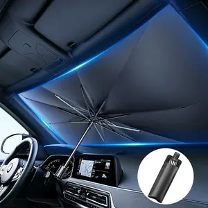 Portable car sunshade, Foldable WindshieldSunshade,Car Exterior Accessories, windshieldsunshade,daily car windshield coolingumbrella.