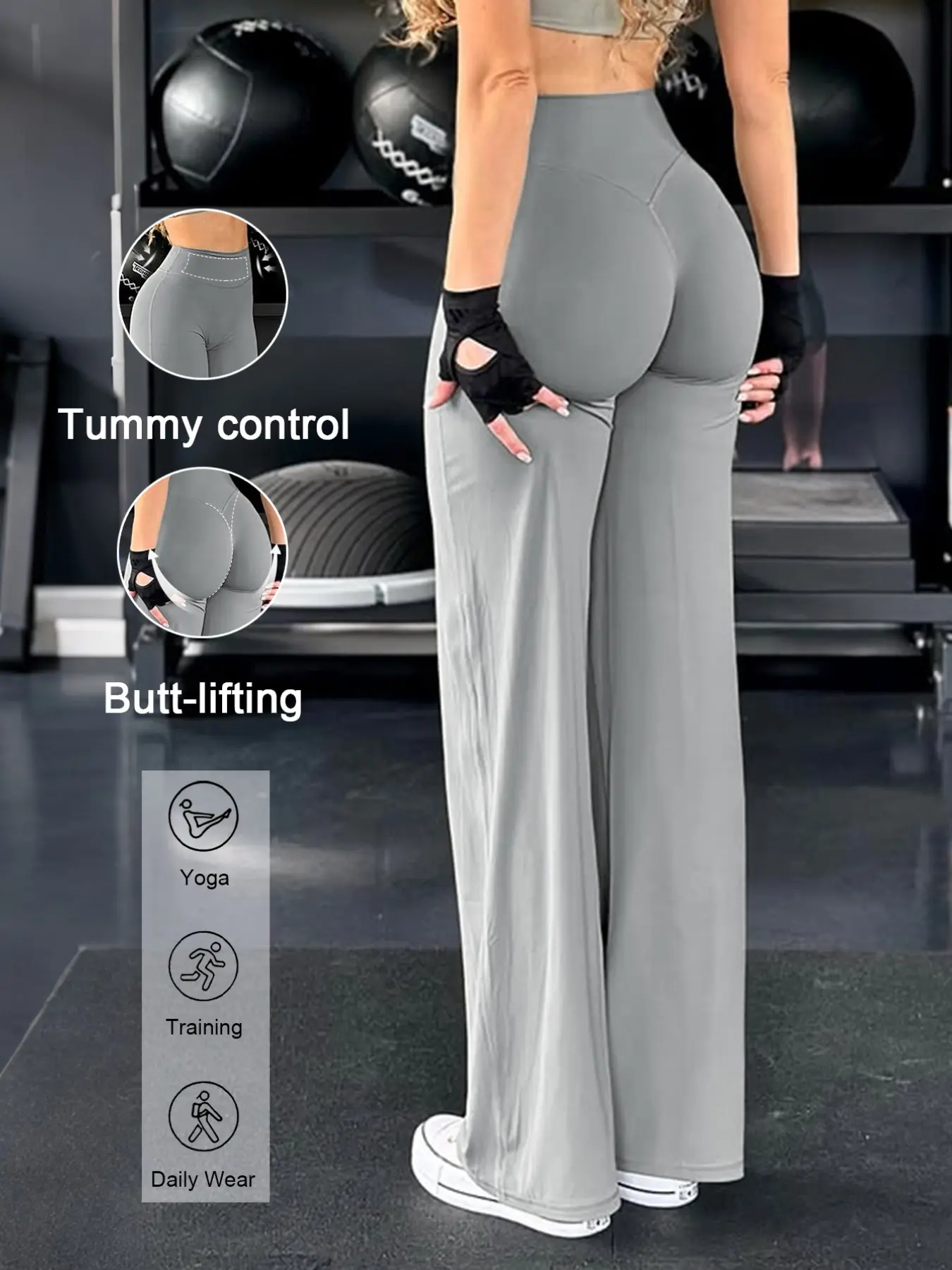 adanola graphite grey yoga pants - TikTok Shop