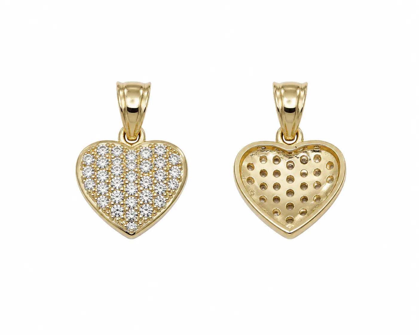 Gold Heart Charm