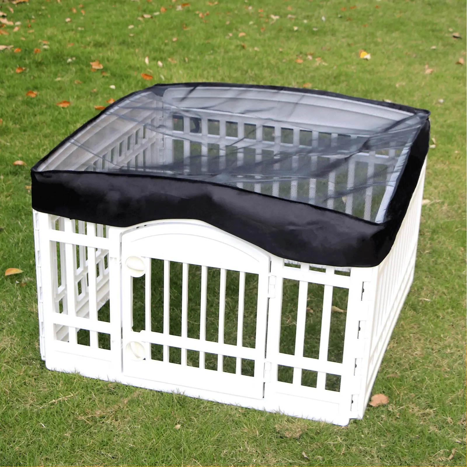 Dog Playpen Mesh Top Cover, Pet Playpen Cover, Pet Fence Cover, Dog Gaming House Cover, Pet Supplies Ideal for Indoor/outdoor Use, Playpen Not Include