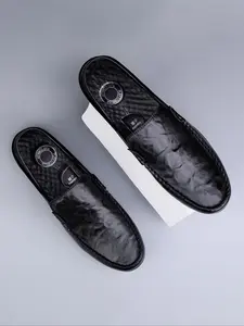 Luxury Men's First Layer Cowhide Loafers, Casual Business Style Slip-On Flats, Suitable for All Seasons, Weddings, Parties, Office