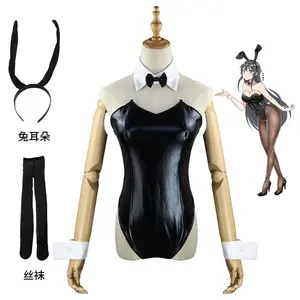Women's Sakurajima Mai Bunny Girl Senior Costume Set - Womenswear Cosplay Outfit