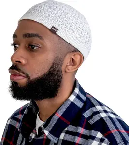 Zigzag Knit Breathable Skull Caps for Men & Women Candid Signature Apparel