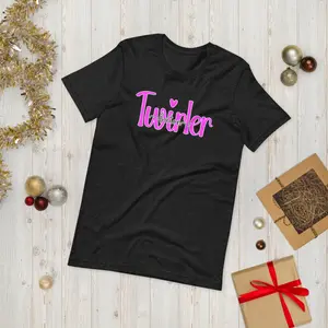 Baton Twirler in Pink Unisex t-shirt