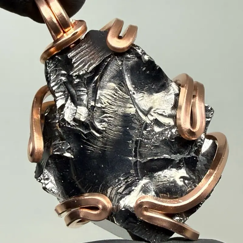 XL Large Elite Shungite Deluxe Copper Artisan PENDANT unique design sturdy emf protection Daily Birthday Auspicious Engagement Anniversary Wedding
