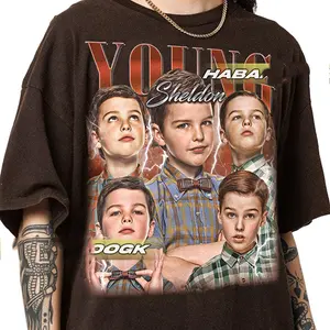 Young Sheldon Vintage Graphic T-Shirt Unisex Retro TV Show Tee Cute Casual Gift for Men & Women