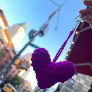 Fully customizable personalized crochet keychain