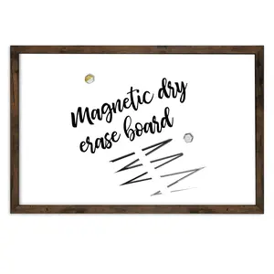 24x36 Rustic Framed Magnetic Dry Erase Board