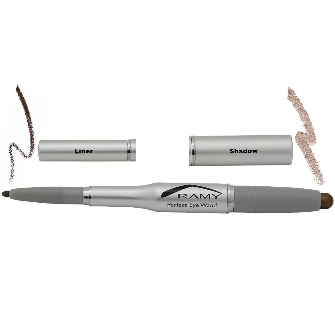 2-in-1 Eyeliner and Shadow Wand, Applies Easily for a Smoky Eye or Daytime Look, Neutral Mahogany and Taupe Shades, for All Skin Types, Neutral Shades, Apply Easily, Cosmetic, Dual-Ended, Makeup, 10G, Combines Liner And Shadow, Double Ended, Easy-To-Use,,
