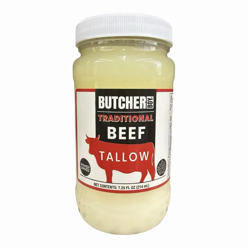 Beef Tallow - 100% Pure, Unrefined Cooking Fat for Sautéing, Baking, beauty