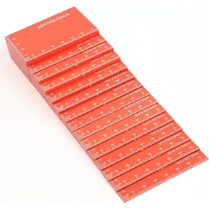 15 count Metric Setup Blocks- Precision Height Gauge Set for Router and Table  Woodworking Set Up Accessories,Orange