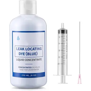 Pool Leak Detection Dye Kit, 8 oz Blue Dye with Precision Applicators, Easily Locates Leaks in  Pools, Spas, Hot Tubs, Long Lasting Formula, 40+ Refills