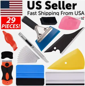 29 PCS Window Tint Tools Kit Car Auto Film Tinting Scraper Squeegee Installation